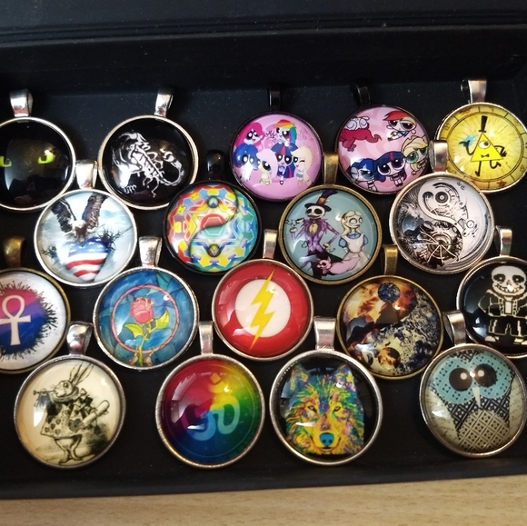 NECKLACE SPECIAL - 4 for $20 - YOU PICK - cabochon